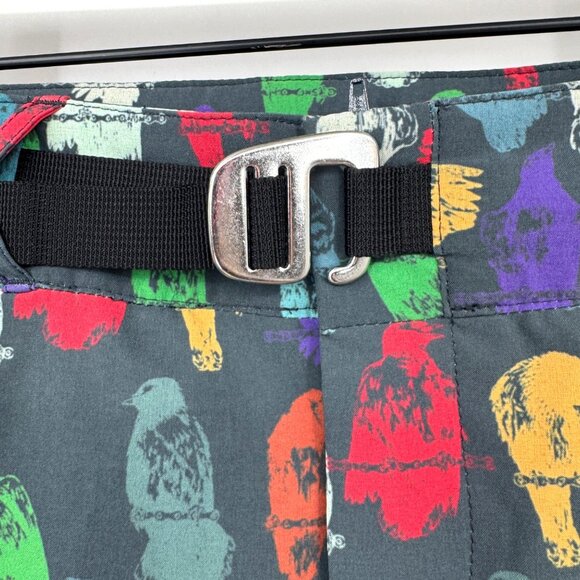 Pearl Izumi Women's Summit Shorts cycling biking recreational bird print graphic - Picture 2 of 12